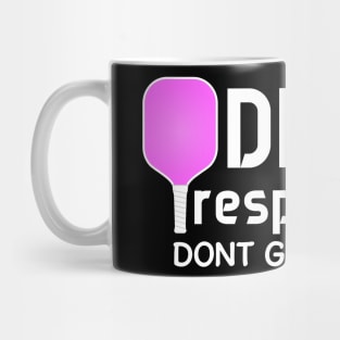 Dink Responsibly Funny Pickleball Mug